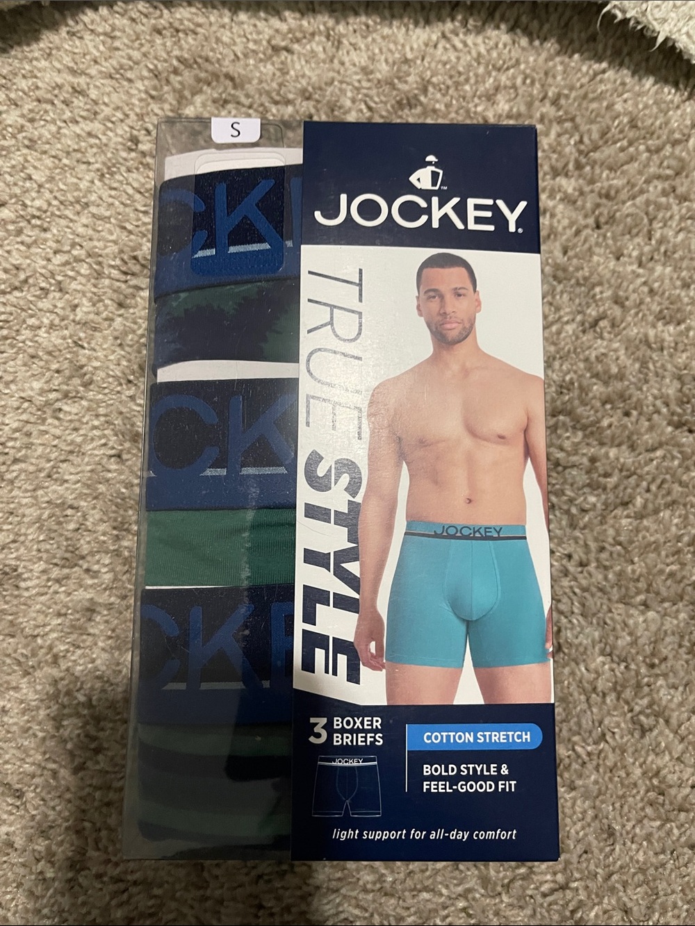 NIB- Jockey- men’s S, M or L- 3 pack Corrine boxer briefs